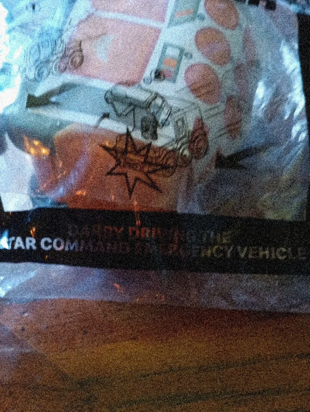 McDonald's Disney Pixar Star Command Emergency Vehicle Toy - Orange and White